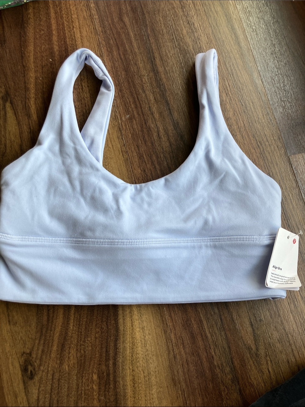 lululemon athletica Light blue Scoop Sports Bra align size 6